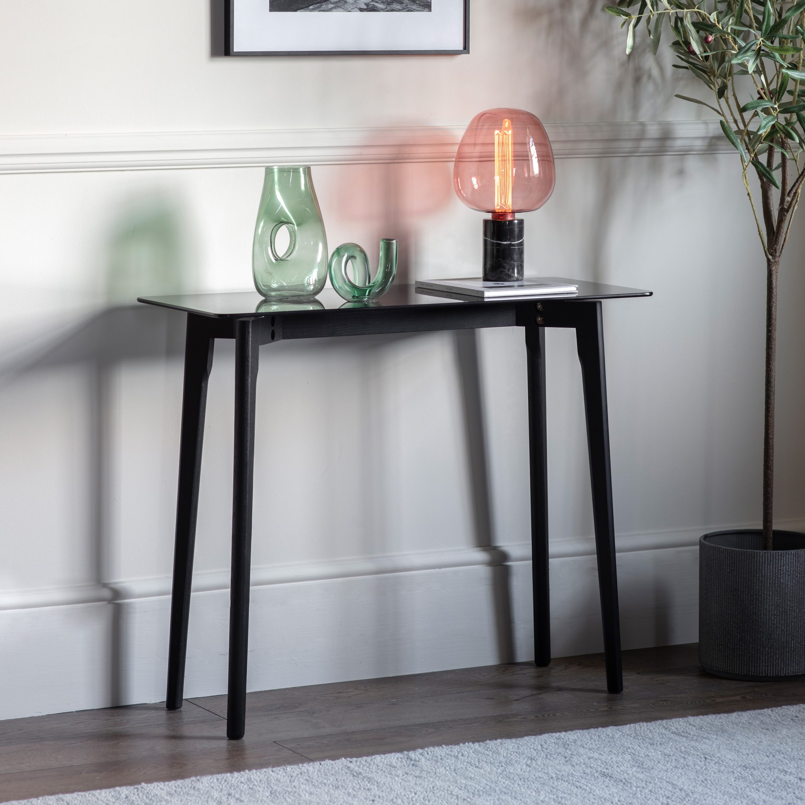 Gallery Direct Blair Console Table Black