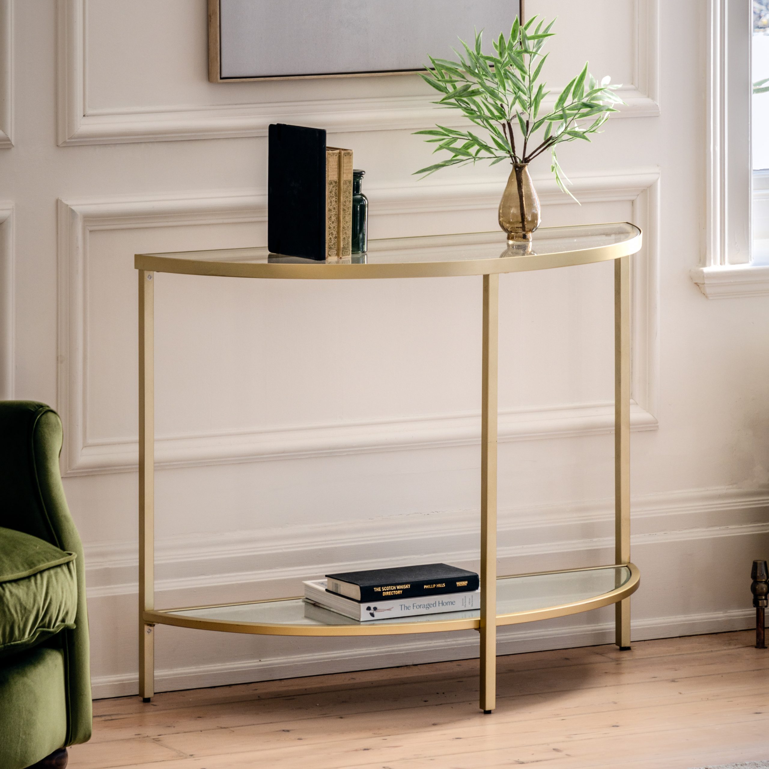 Gallery Direct Hudson Console Table Champagne