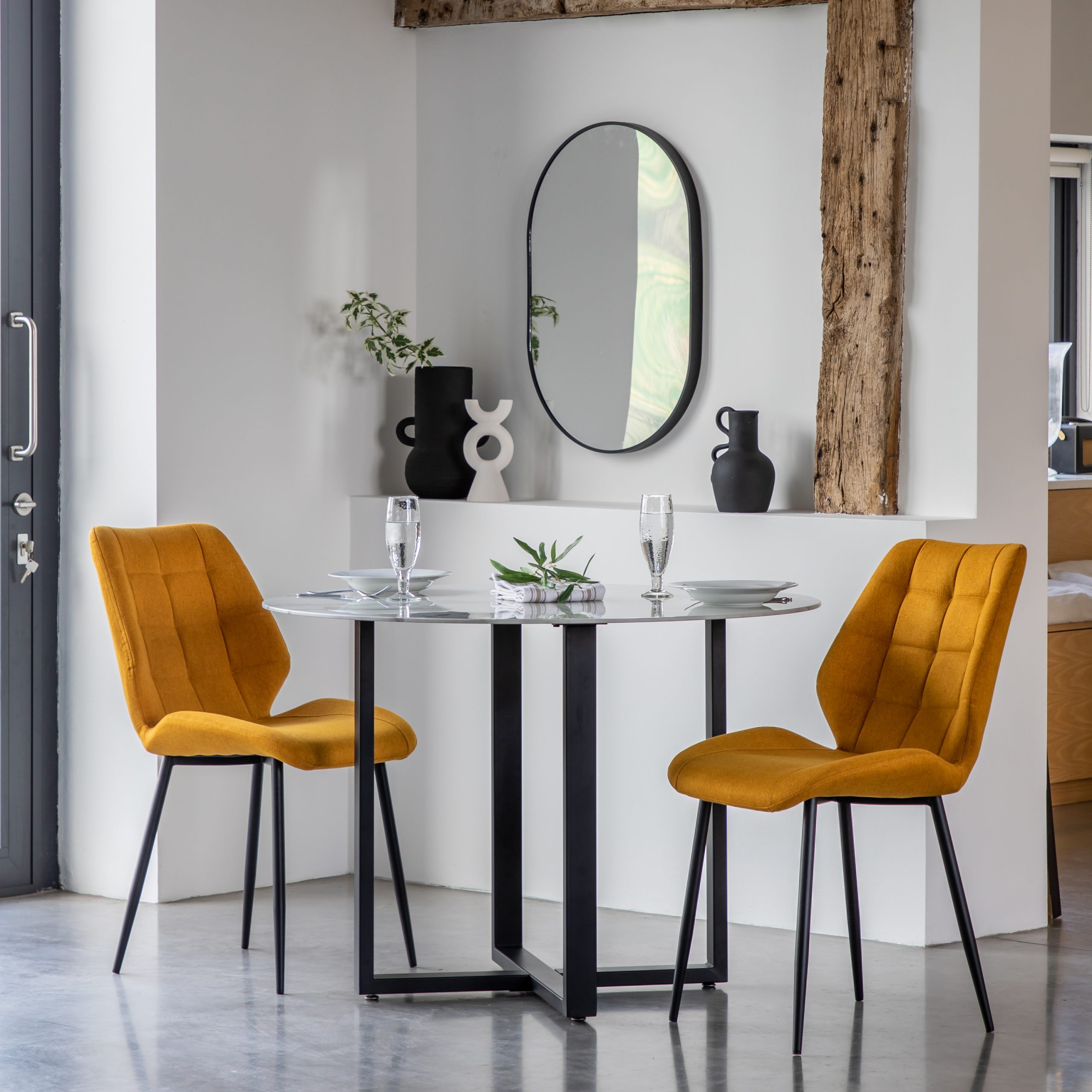 Gallery Direct Connolly Dining Table White Effect