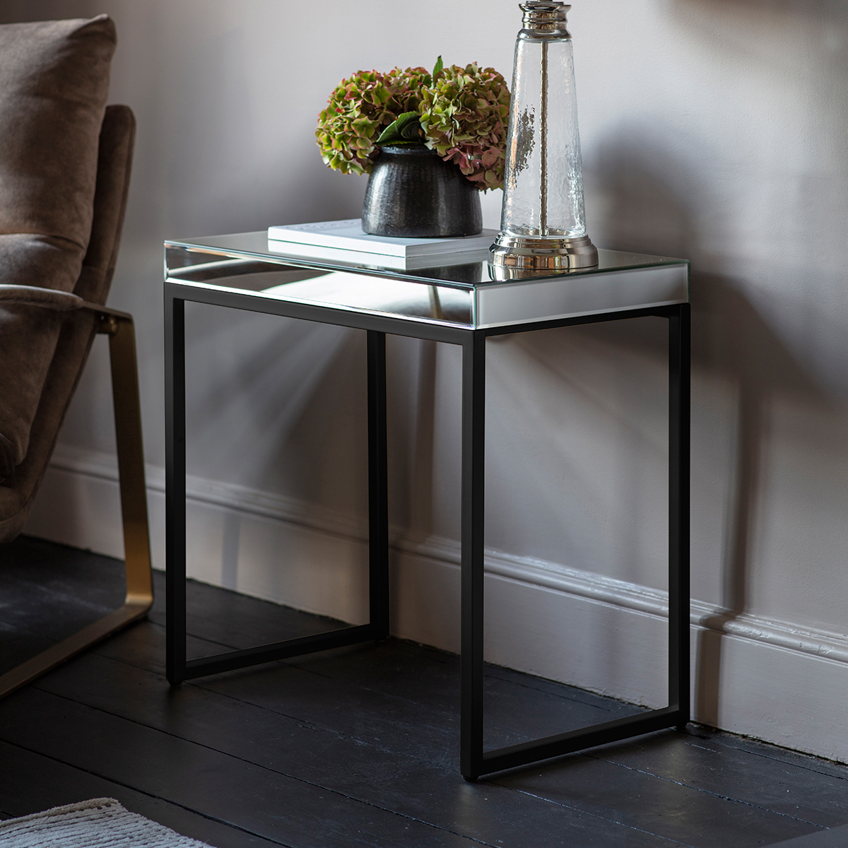 Gallery Direct Pippard Side Table Black