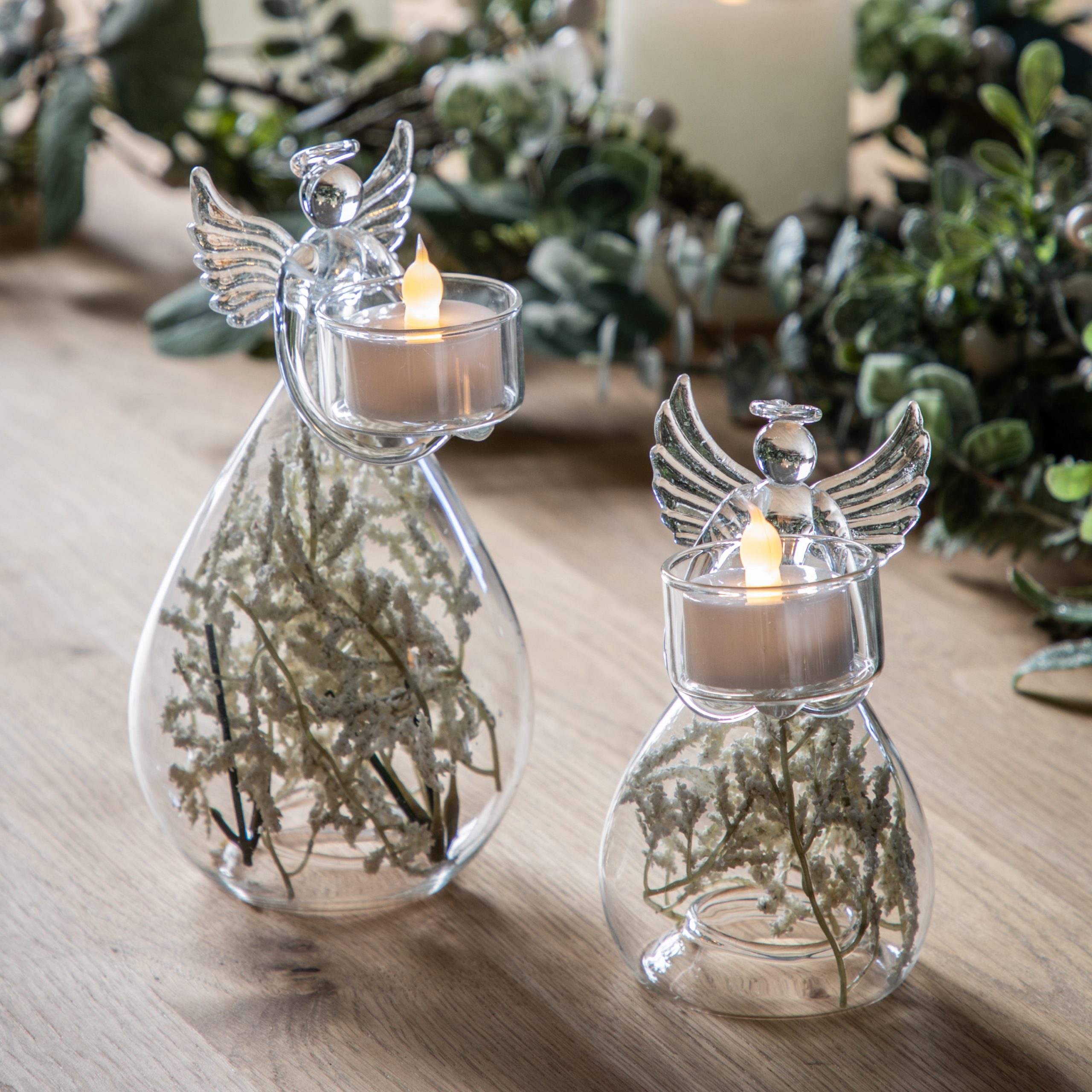 Gallery Direct Flora Angel Tealight Holder Small