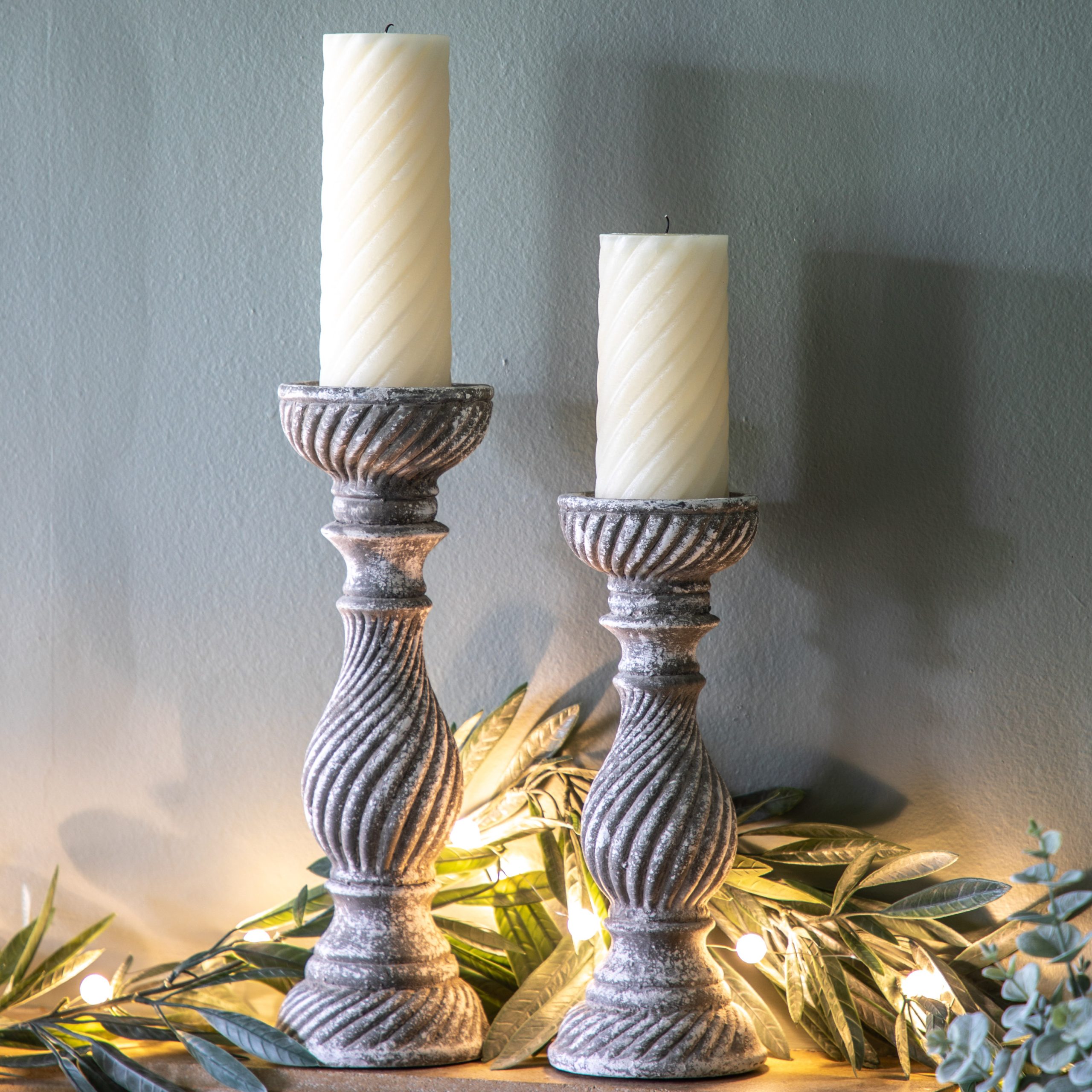 Gallery Direct Amesbury Candlestick Aged