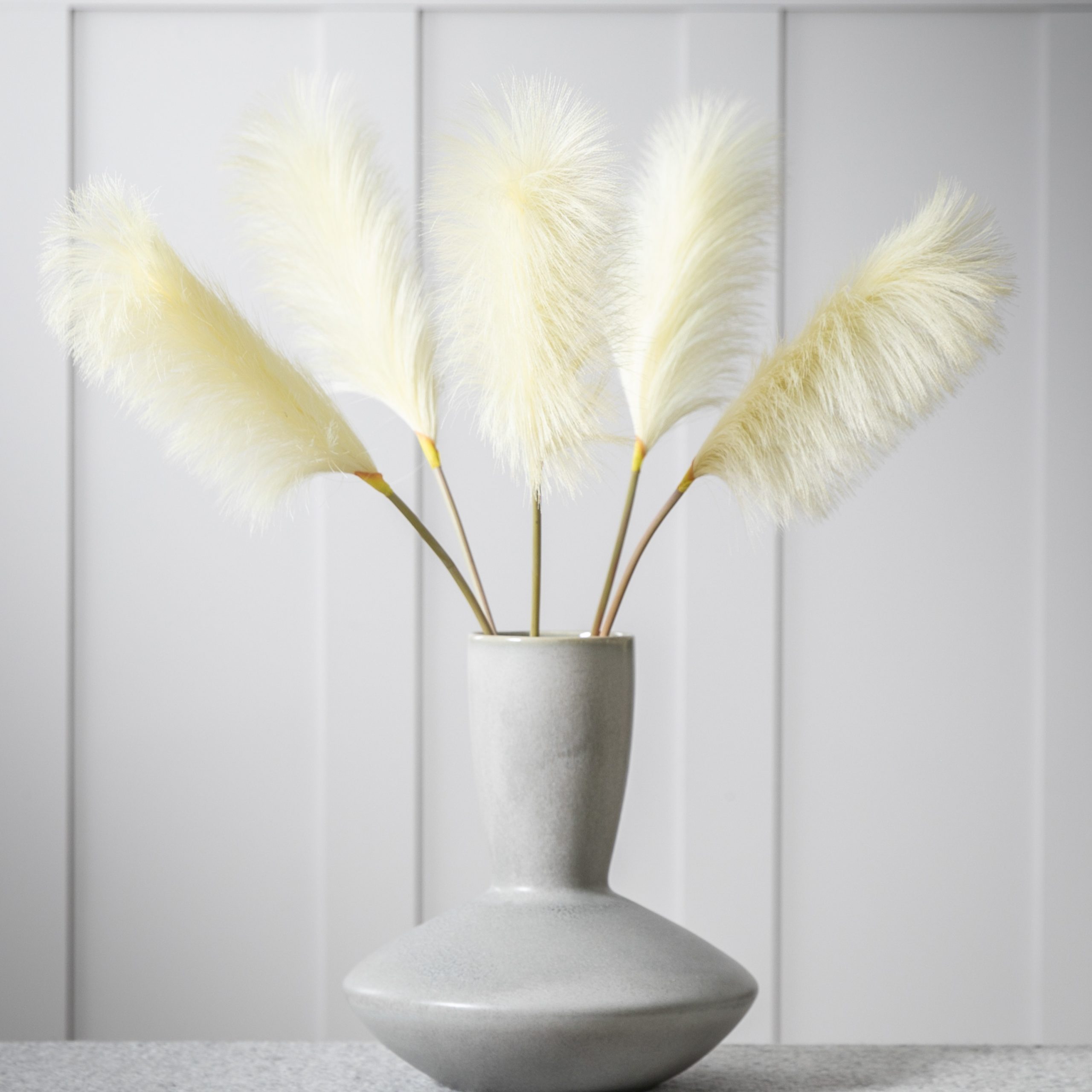 Gallery Direct Goma Soft Feather Stem Ivory (5pk)