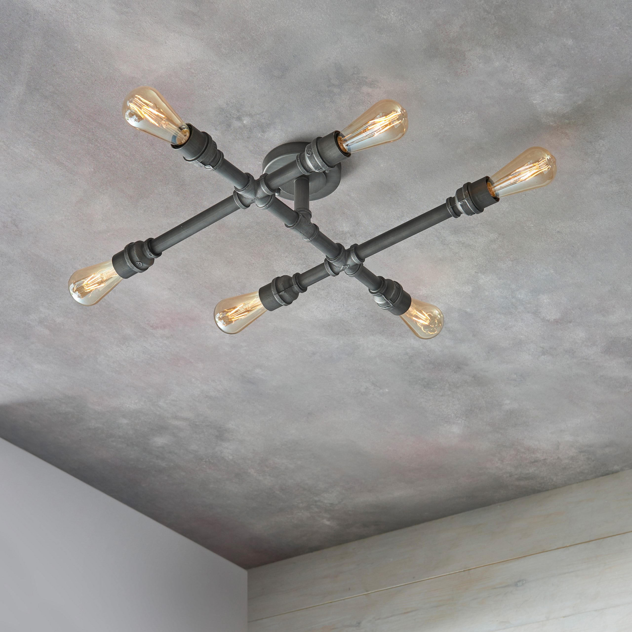 Gallery Direct Pipe Ceiling Lamp