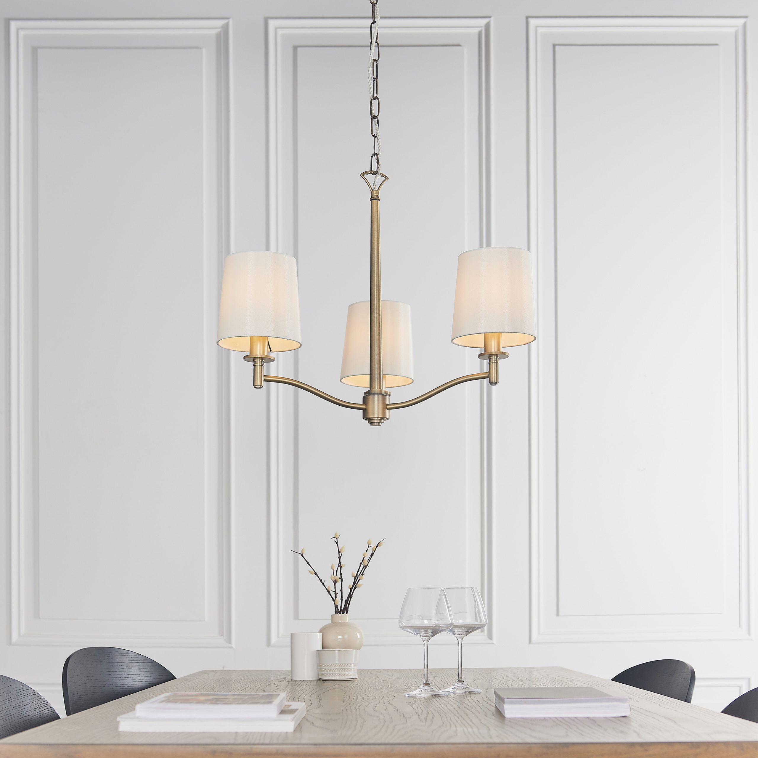 Gallery Direct Ortona 3 Pendant Light