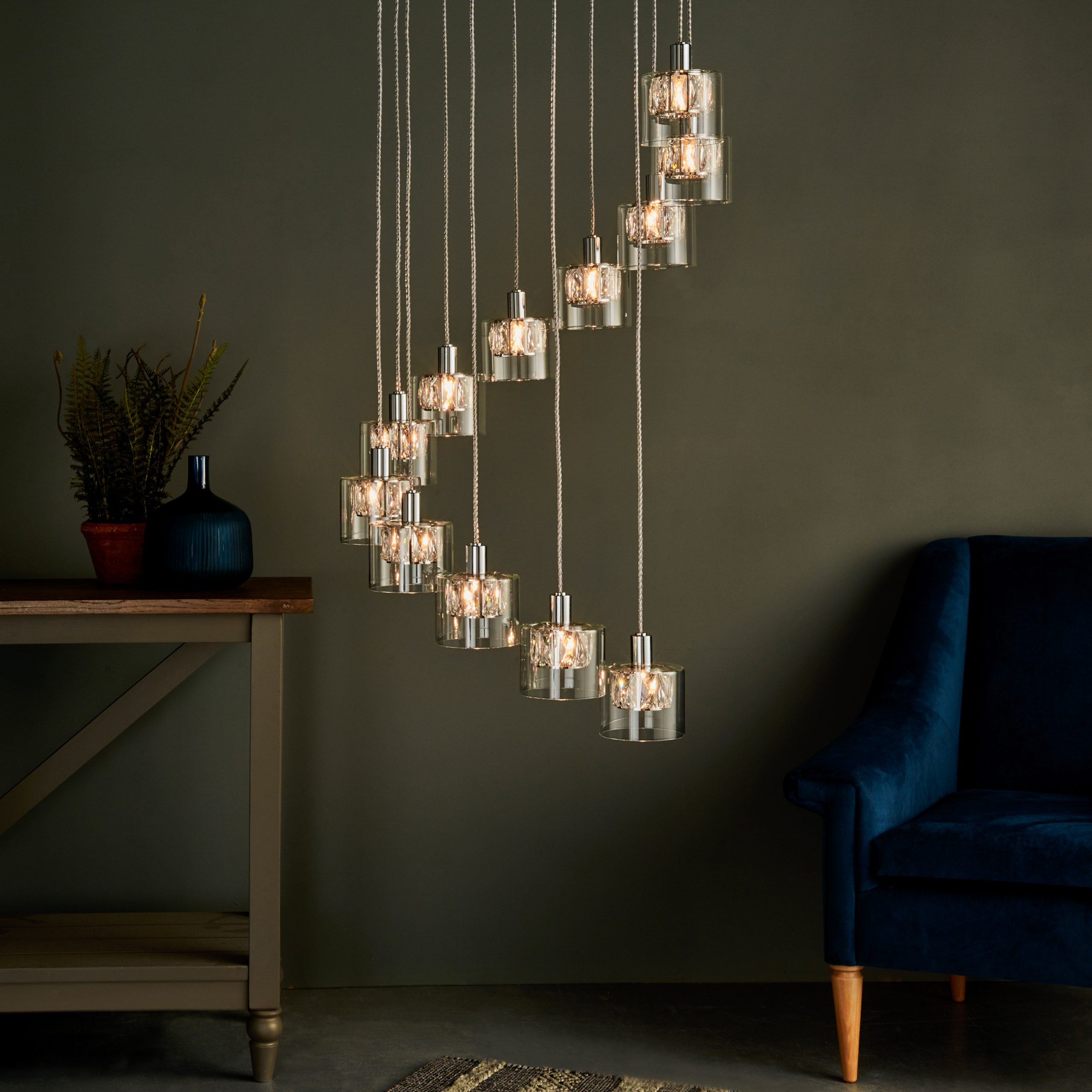 Gallery Direct Verina 12 Drop Pendant Light