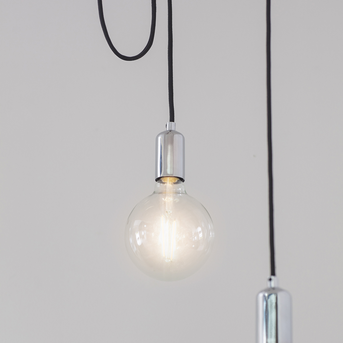 Gallery Direct Studio 6 Cluster Pendant Light Chrome