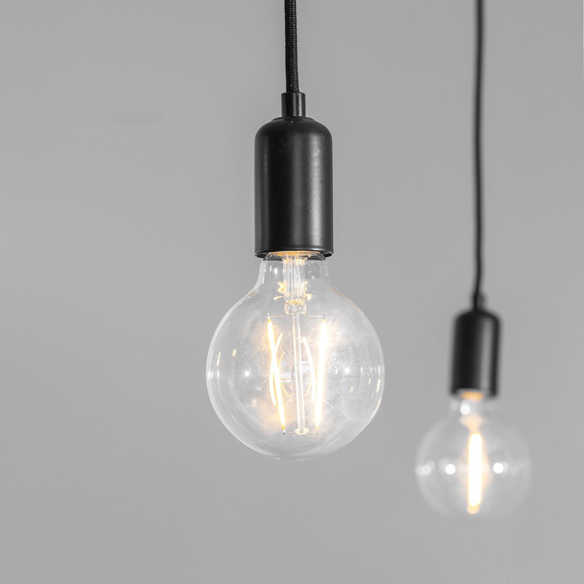 Gallery Direct Studio 6 Cluster Pendant Light Matt Black