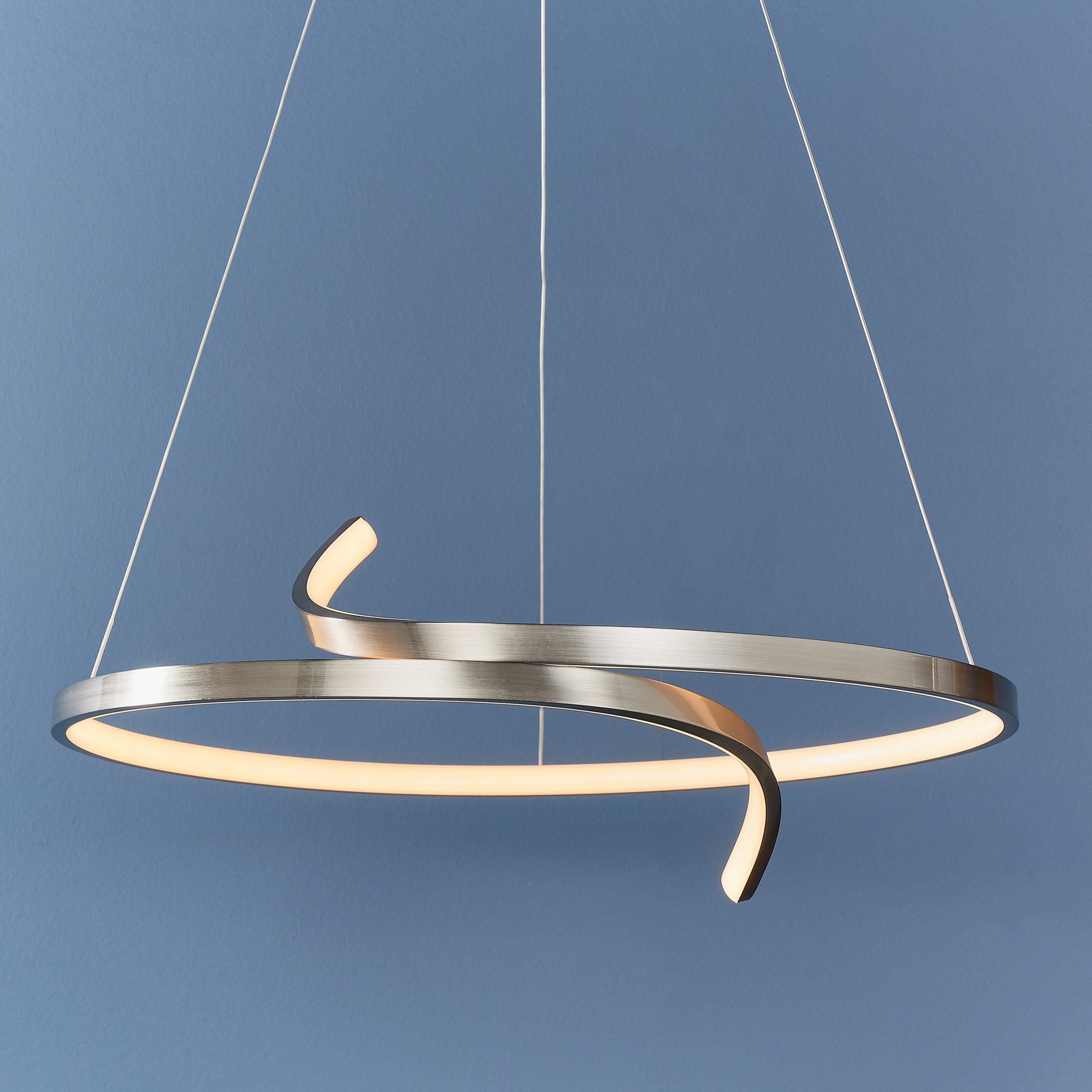 Gallery Direct Rafe Pendant Light Satin Nickel