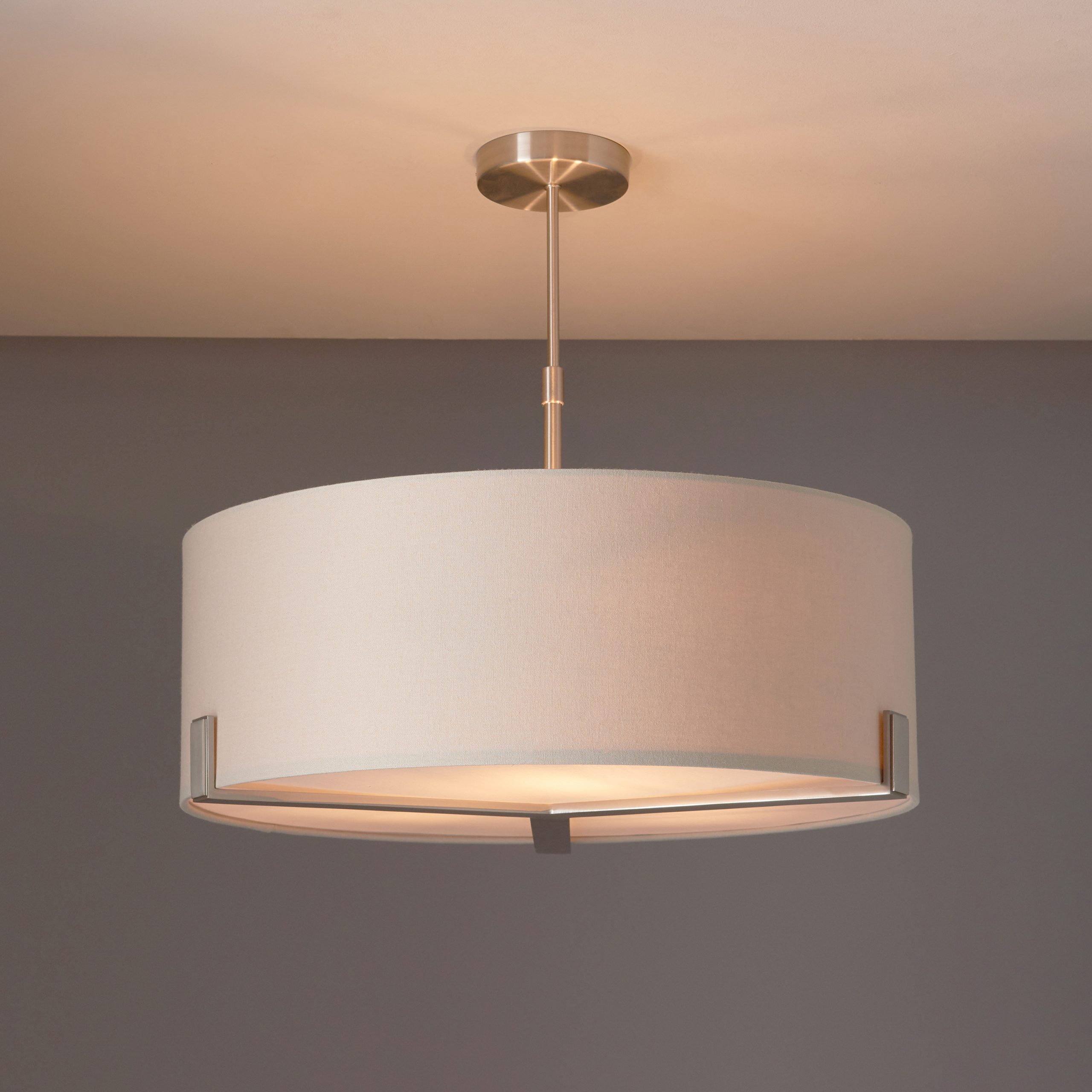 Gallery Direct Hayfield Pendant Light Nickel / Slate