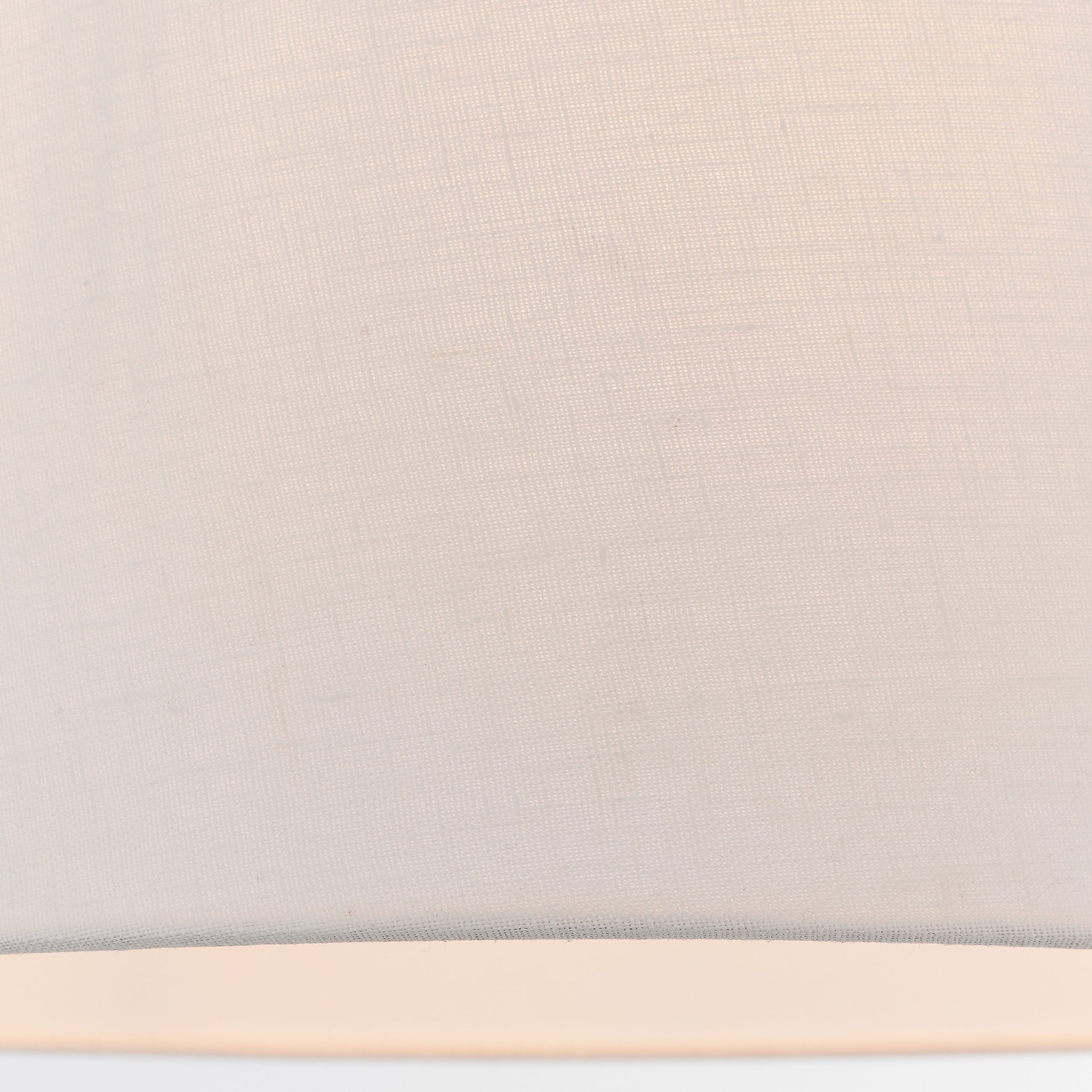 Gallery Direct Mia Shade Vintage White Linen 310mm