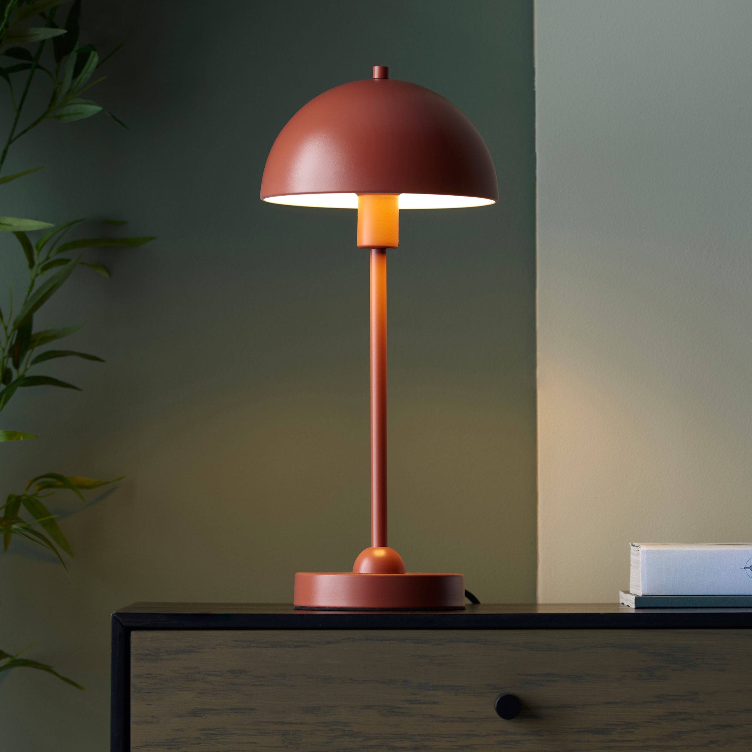 Gallery Direct Saroma Table Lamp Terracotta