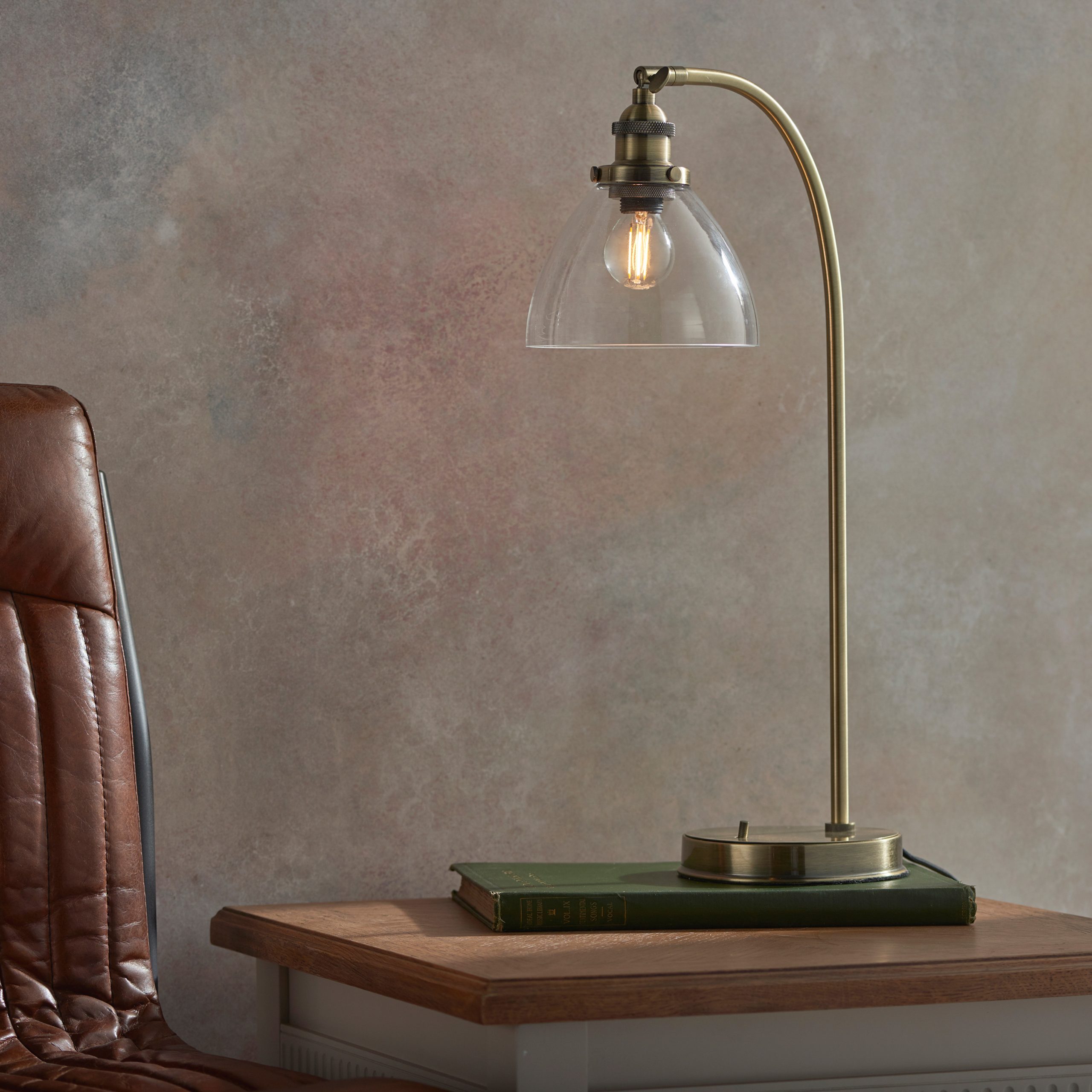 Gallery Direct Hansen Table Lamp Antique Brass