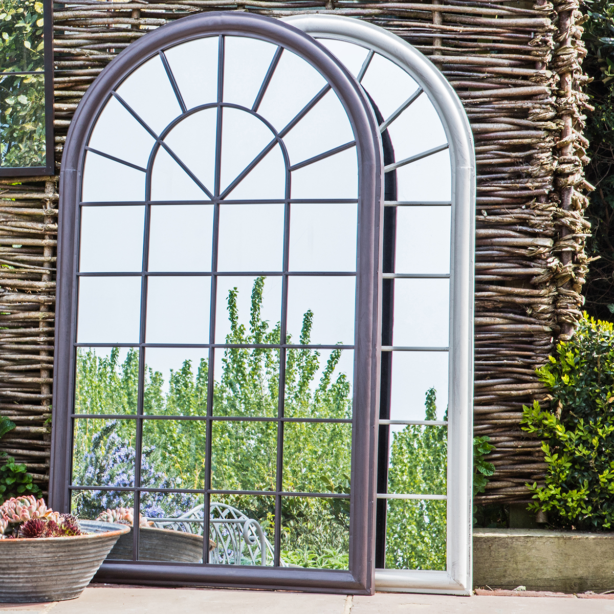 Gallery Direct Orlanda Outdoor Mirror Ember 750x40x1310mm