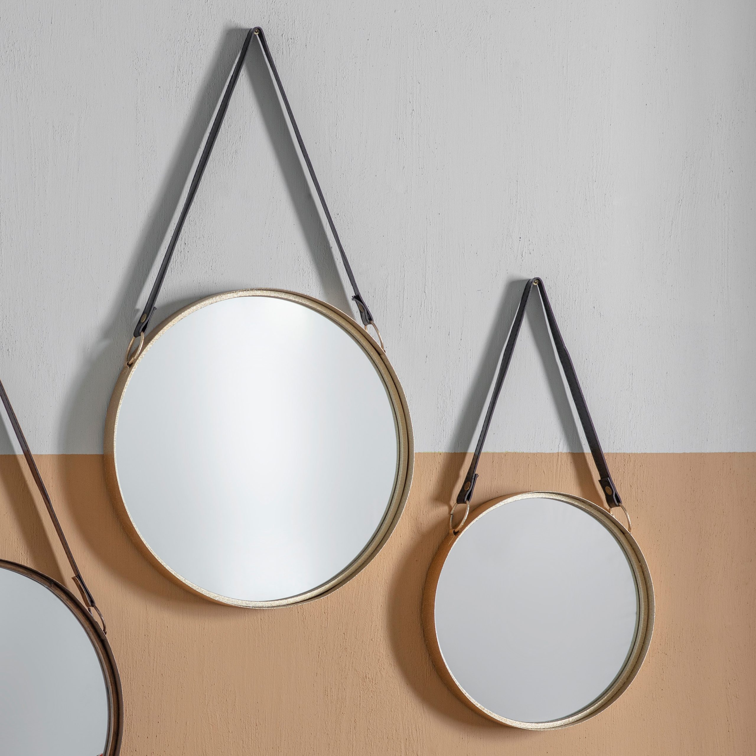 Gallery Direct Marston Mirrors Gold (Set of 2)