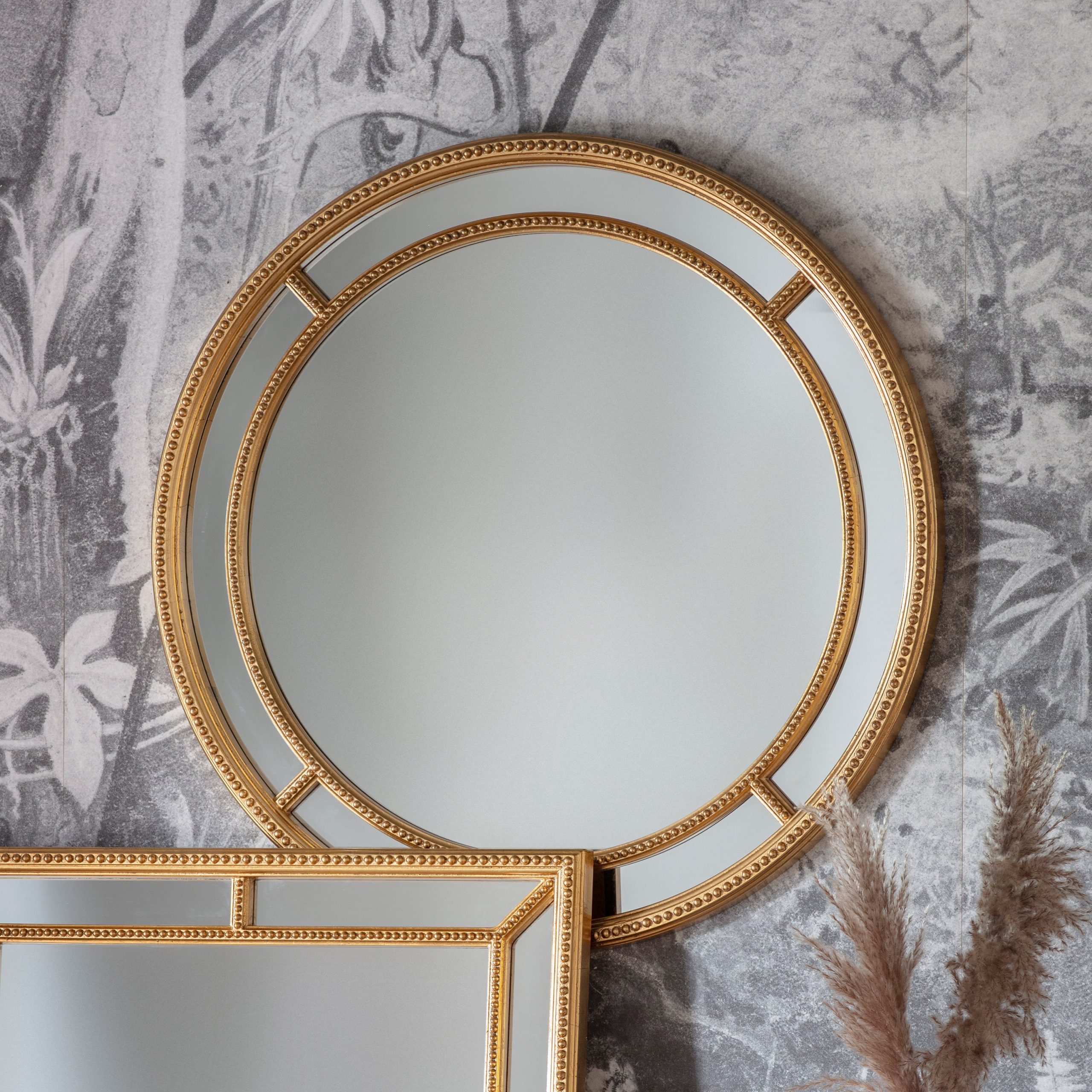 Gallery Direct Sinatra Round Mirror Gold