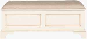 Laura Ashley Clifton Blanket Box in Ivory | Shackletons