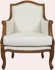 Laura Ashley Montpellier Lounge Chair in Walnut | Shackletons