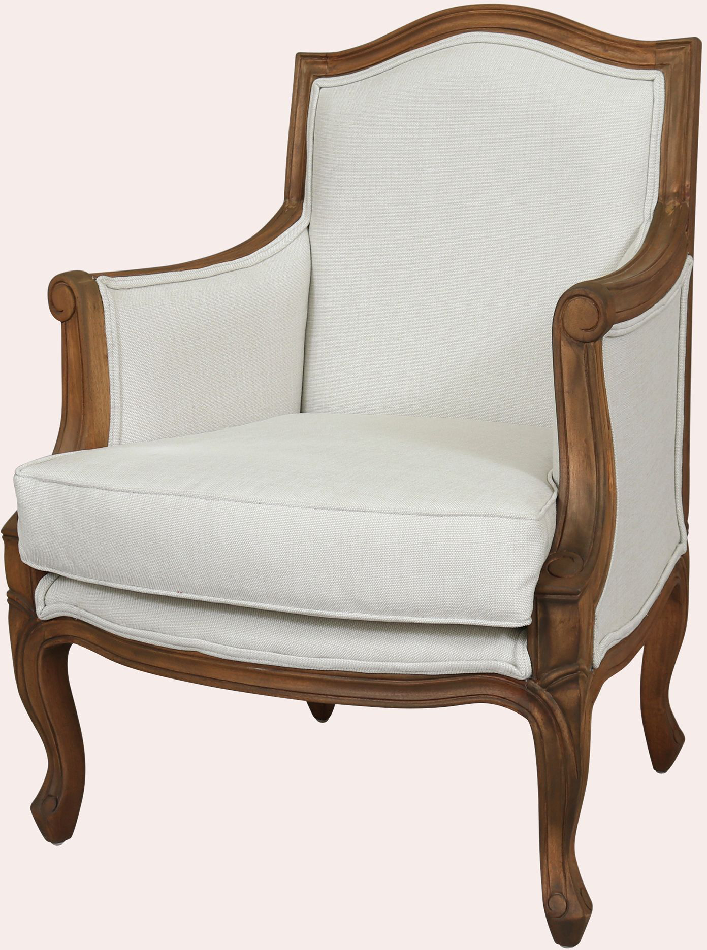 Laura Ashley Montpellier Lounge Chair in Walnut