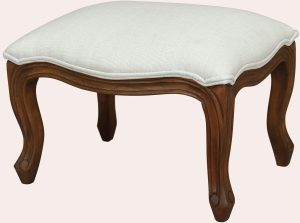 Laura Ashley Montpellier Footstool in Walnut | Shackletons