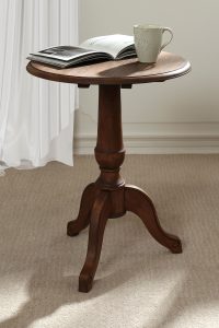 Laura Ashley Montpellier Side Table in Walnut | Shackletons