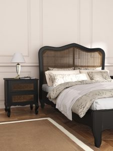 Laura Ashley Montpellier 5ft Bed frame in Black | Shackletons