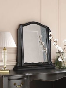 Laura Ashley Montpellier Dressing Table Mirror in Black | Shackletons