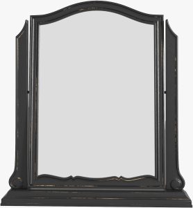 Laura Ashley Montpellier Dressing Table Mirror in Black | Shackletons