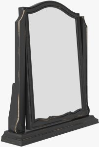 Laura Ashley Montpellier Dressing Table Mirror in Black | Shackletons