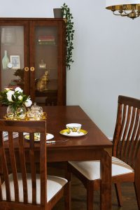 Laura Ashley Balmoral Extending Dining Table in Chestnut | Shackletons