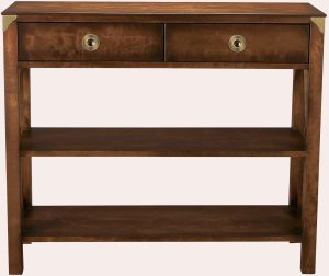 Laura Ashley Balmoral 2 Drawer Console Table in Chestnut | Shackletons