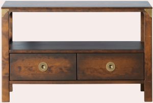 Laura Ashley Balmoral 2 Drawer TV Unit in Chestnut | Shackletons