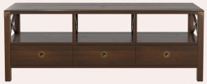 Laura Ashley Balmoral Wide TV Unit in Chestnut | Shackletons