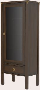 Laura Ashley Balmoral 1 Door 1 Drawer Display Unit in Chestnut | Shackletons