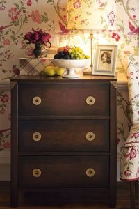 Laura Ashley Balmoral 3 Drawer Chest in Chestnut | Shackletons