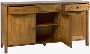 Laura Ashley Balmoral 3 Door 3 Drawer Sideboard in Honey | Shackletons