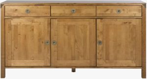 Laura Ashley Balmoral 3 Door 3 Drawer Sideboard in Honey | Shackletons