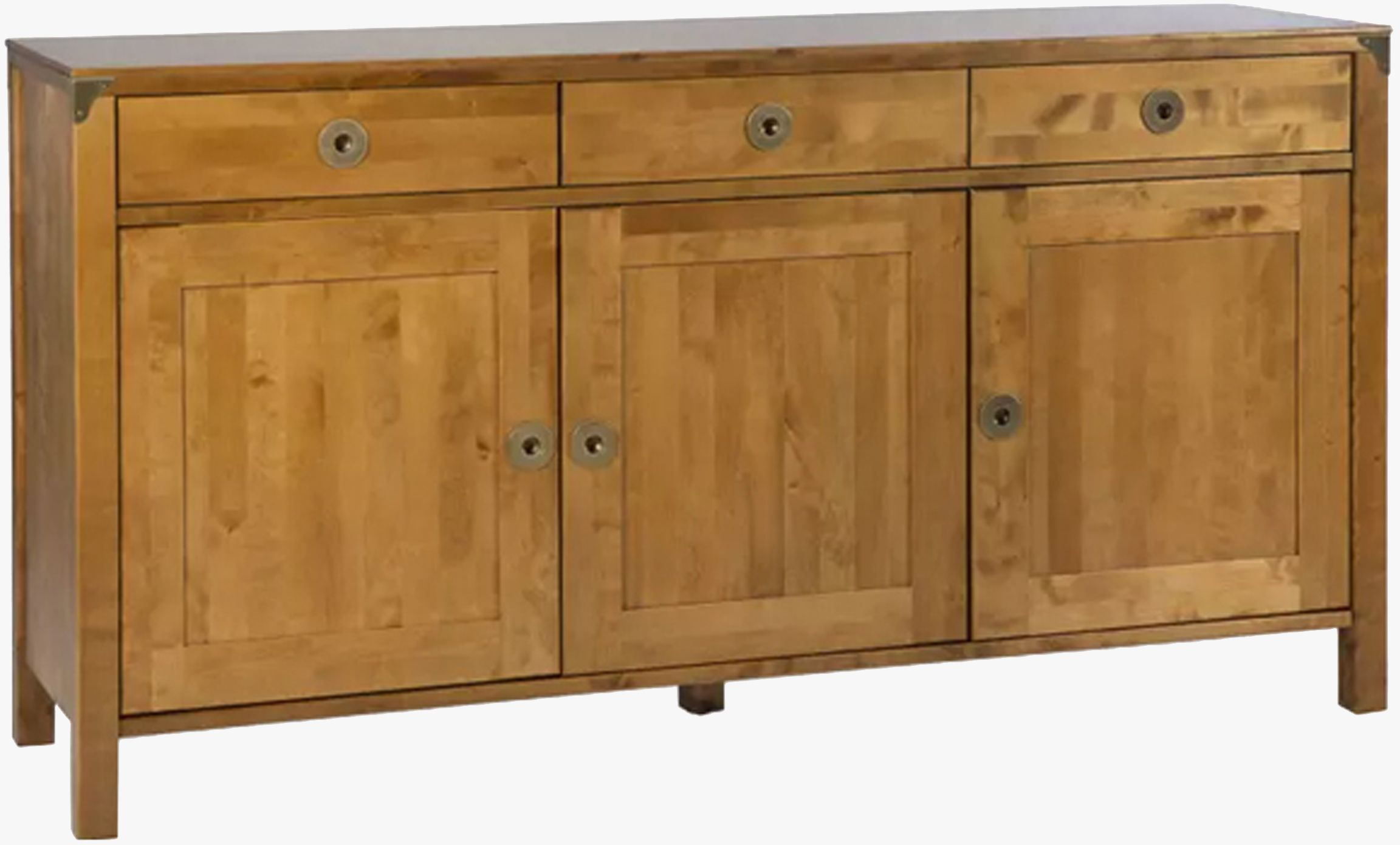 Laura Ashley Balmoral 3 Door 3 Drawer Sideboard in Honey