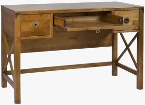 Laura Ashley Balmoral 3 Drawer Desk in Honey | Shackletons