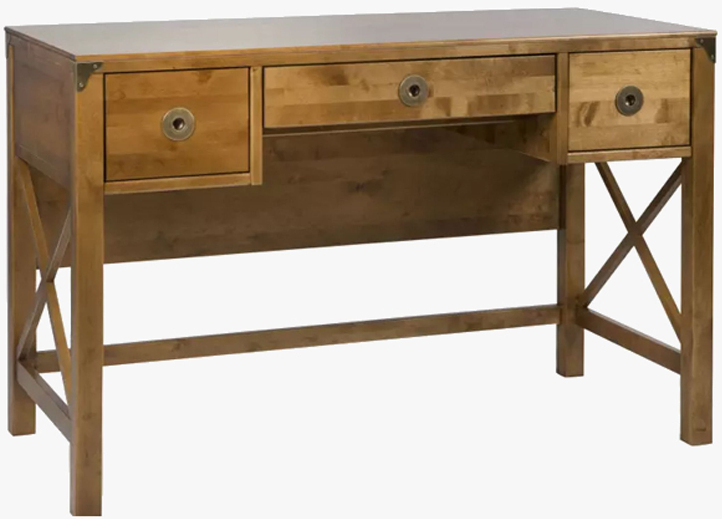 Laura Ashley Balmoral 3 Drawer Desk in Honey