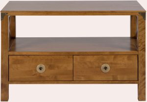 Laura Ashley Balmoral 2 Drawer TV Unit in Honey | Shackletons