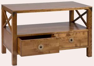 Laura Ashley Balmoral 2 Drawer TV Unit in Honey | Shackletons