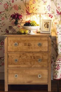 Laura Ashley Balmoral 3 Drawer Chest in Honey | Shackletons