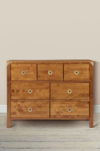 Laura Ashley Balmoral 3 over 4 Drawer Chest in Honey | Shackletons