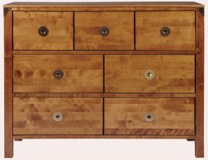 Laura Ashley Balmoral 3 over 4 Drawer Chest in Honey | Shackletons