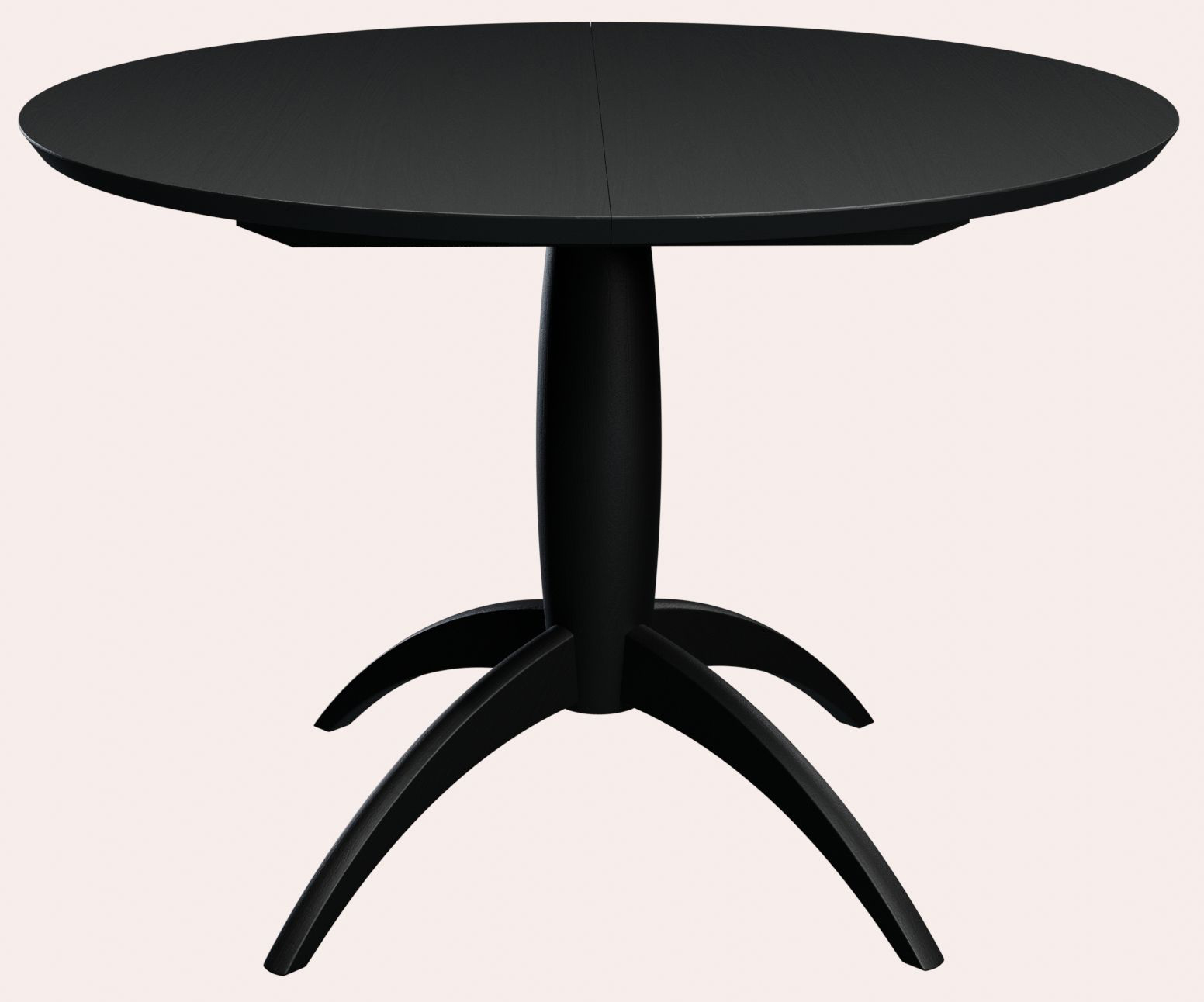 Laura Ashley Brecon Extending Round Dining Table in Black