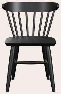 Laura Ashley Brecon Pair of Dining Chairs in Black | Shackletons