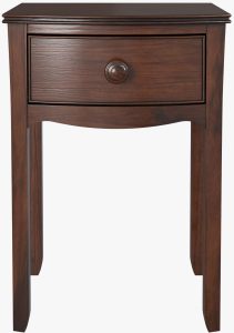 Laura Ashley Broughton Bedside Table in Dark Finish | Shackletons