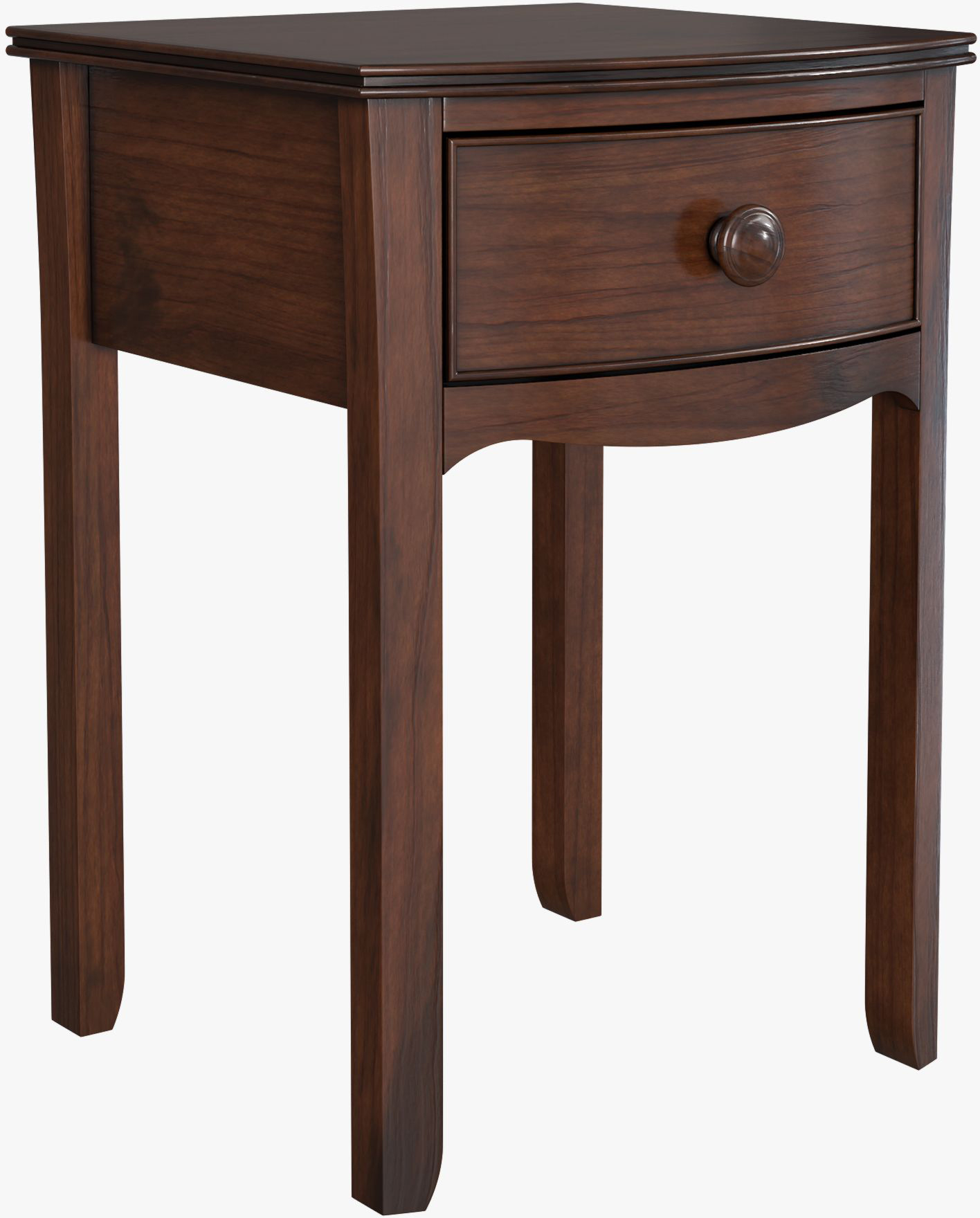 Laura Ashley Broughton Bedside Table in Dark Finish