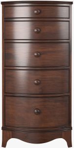 Laura Ashley Broughton 5 Drawer Tall Chest in Dark Finish | Shackletons